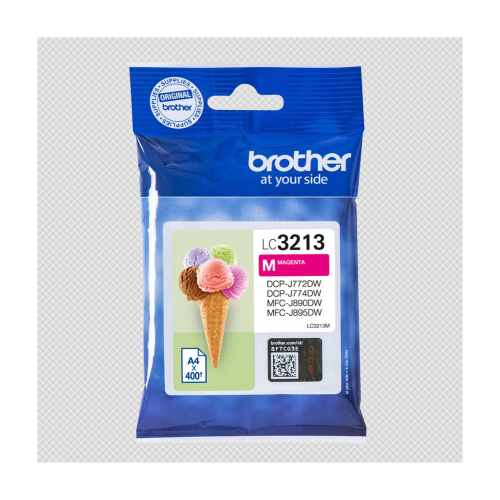 BROTHER LC-3213M CARTUCCIA MAGENTA PER DCP-J772DW / DCP-J774DW / MFC-J890DW / MFC-J895DW 400 PAGINE